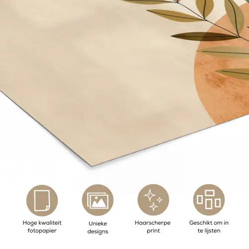Takken - Vormen - Abstract poster papier klein -closeup_NL