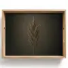 Tak - Pluimgras - Donkerbruin Dienblad Rechthoek middel -z3d_shopping