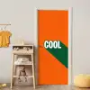 Cool - Oranje - Groen deurposter klein -sfeer4
