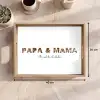 Papa & Mama - Buchstaben-Collage Dienblad Rechthoek middel -USP_Formaat