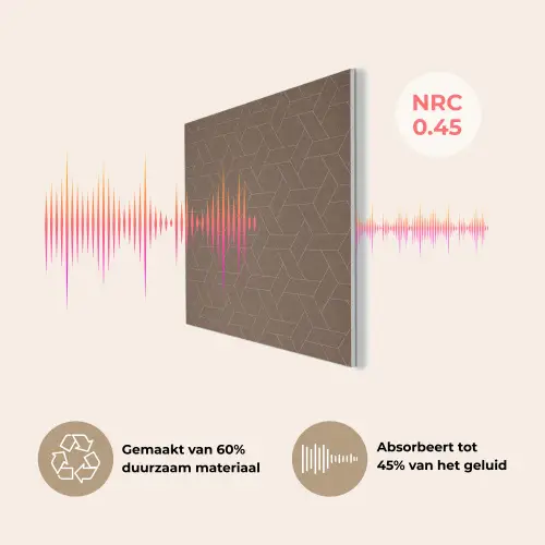 Bruin - Roze - Patroon PET vilt klein 837 -USP_NL