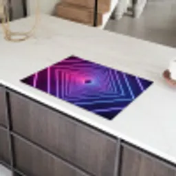 Driedimensionaal - Tunnel - Ruimte Inductie beschermer vinyl 3mm klein -sfeer8