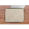 Structuur - Spikkels - Beige laptophoes neopreen klein 279 -tafel