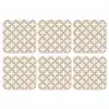 Patroon - Symmetrisch - Beige onderzetter kurk middel 366 -3d