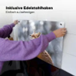 Vos - Sneeuwval - Portret - Winter - Sfeervol Inductie beschemer met haakjes klein -ky-ophangen-de