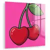 Kers - Roze - Fruit plexiglas 5mm klein -zzzproduct_nieuw