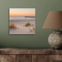 Pier - Zonsondergang - Strand aluminium wit klein -sfeer2