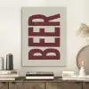 Japandi - Beer - Red - Retro PET vilt klein -sfeer1