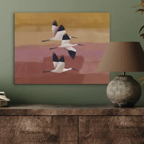 Vogels - Snavel - Abstract PET vilt klein -sfeer2