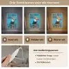 Vogel - Toekan - Blauw - Quotes Light Box met kabel (Wandlamp) klein -USP_lichtkleurNL