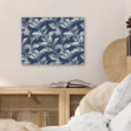 Botanisch - Patroon - Blauw PET vilt klein 837 -sfeer3