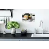 Abstract - Goud - Zilver - Vormen - Aesthetic - Modern Muursticker klein -keuken