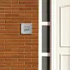 Metaal - Modern Naambord Vierkant klein -sfeer3-XS