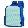 Zee - Dieren - Bluewave - Blauw Kinderrugzak - Blauw middel 862 -schuin