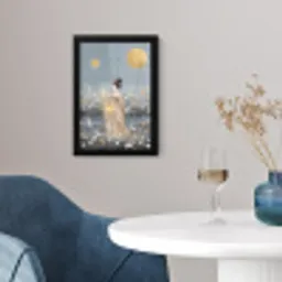 Aziatisch - Vrouw - Kimono fotolijst zwart zonder passe partout klein -sfeer4