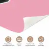Mond - BLAH BLAH - Roze deurposter klein -tcloseup_DE