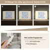 100% that bitch - Blauw - Wit Light Box met kabel (Tafellamp) klein -USP_dimbaarNL
