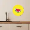 Fruit - Watermeloen - Geel KitchenYeah - Keuken - Wandcirkel Forex klein -sfeer3