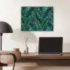 Jungle - Bladeren - Tropical aluminium wit klein -sfeer5