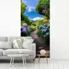 Hortsensia - Pad - Bloemen fotobehang vinyl groot -woonkamer