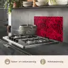 Zebra - Zwart - Roze - Neon keuken achterwand spatscherm klein 900 -usp_NL