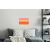 Zon - Abstract - Landschap - Oranje Muursticker klein -slaapkamer