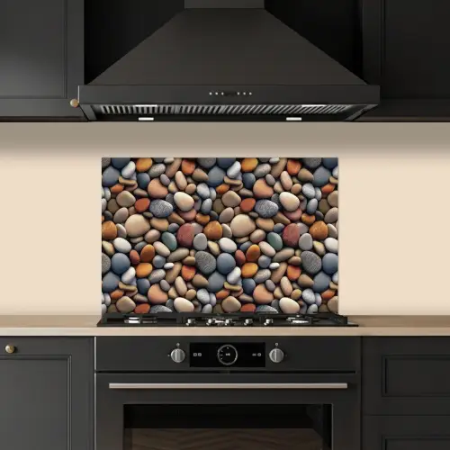 Kleuren - Matte - Stenen keuken achterwand spatscherm klein 900 -sfeer1