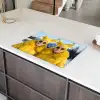 Vrouwen - Bananen - Geel Inductie beschermer vinyl 3mm klein -sfeer8