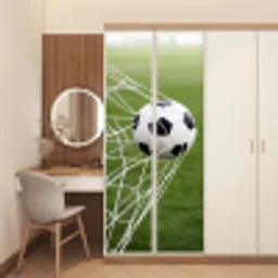 Voetbal - Goal - Net - Sport deurposter klein -sfeer3