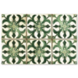 Interieur - Keramiek - Decoratie - Spaans tuinposter los doek groot -3d