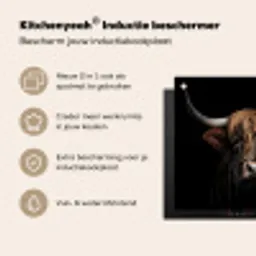 Nachtwacht van de Hooglanden Inductie beschermer vinyl 3mm middel -zzzzzzusp-haakje_NL