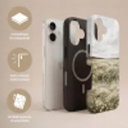Illustratie - Landschap - Wit Toughcase MagSafe Apple iPhone 17 klein -USP_Lagen_DE