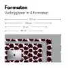 Bloemen - Aquarel - Paars Muismat XXL klein 681 -sfeer5