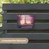Eiffeltoren - Parijs - Roze tuinposter los doek klein -sfeer3