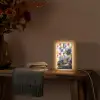 Melkmeisje - Mondriaan - Collage Light Box met kabel (Tafellamp) klein -sfeer4
