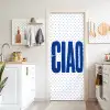 Ciao - Blauw - Stippen deurposter klein -sfeer5
