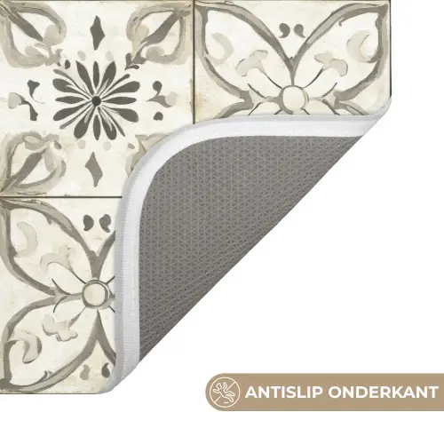 Antiek - Tegel - Beige Badmat klein 997 -USP_AntislipNL