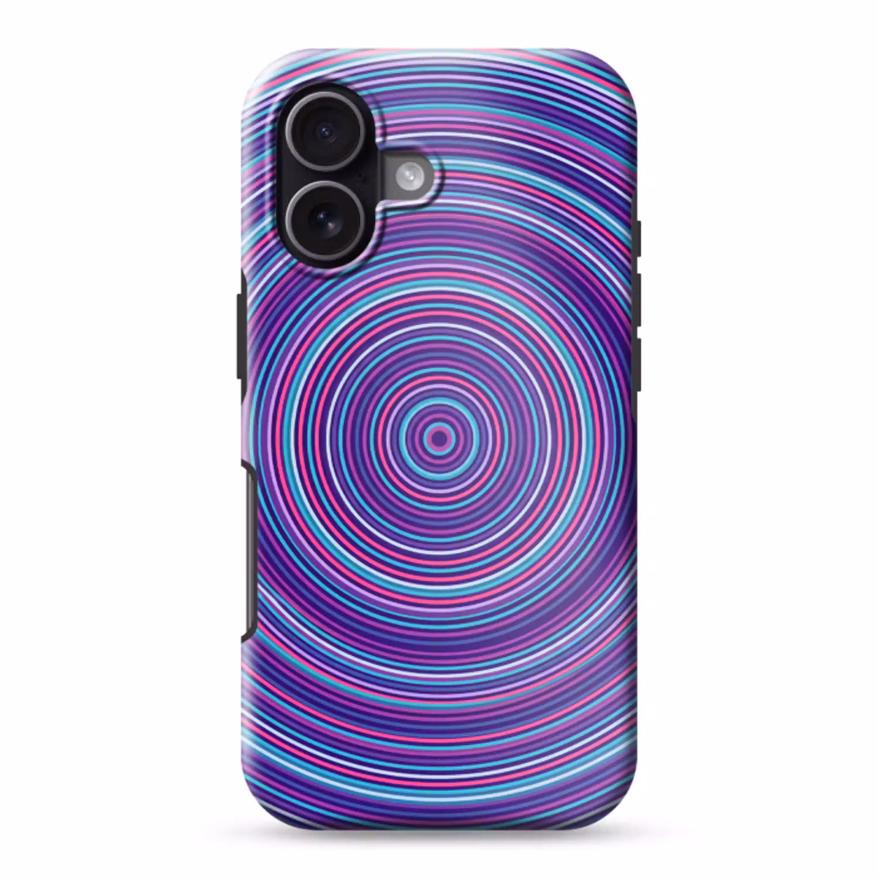 Abstract - Cirkels - Kleurrijk Toughcase MagSafe Apple iPhone 17 klein -3d