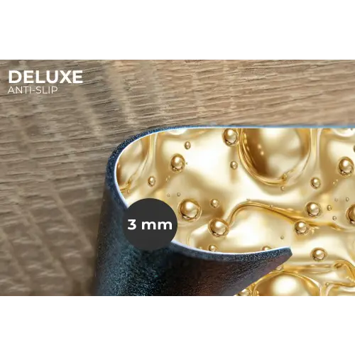 Vloeibaar - Druppels - Goud Placemat vinyl groot 368 -closeup