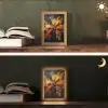 Specerijen - Explosie - Oranje Light Box met kabel (Tafellamp) klein -sfeer3