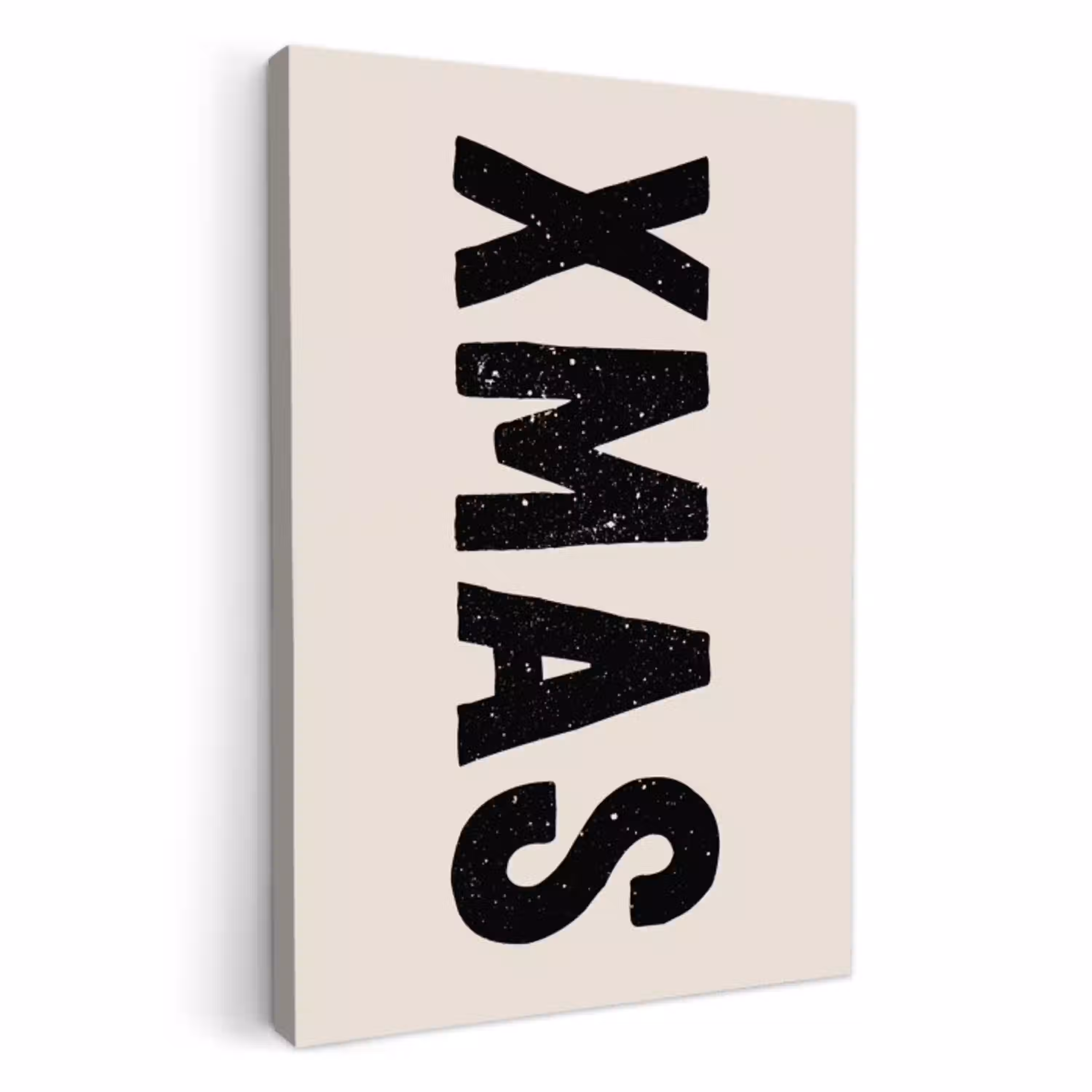 Kerst - Beige - Quotes - Xmas - Feestdagen KitchenYeah - Keuken - Canvas klein -3d