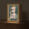 Klassiek - Sierlijk - Roze Light Box met kabel (Tafellamp) klein -z3d_website