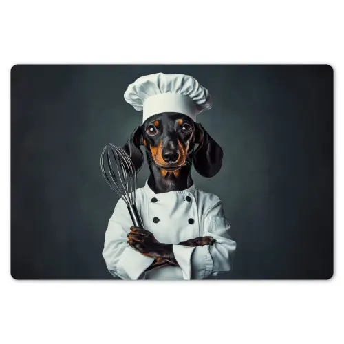 Hond - Garde - Kok Placemat vinyl groot -zzsfeer1_Kitchenyeah-website