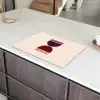 Zandloper - Symmetrisch - Rood - Paars Inductie beschermer vinyl 3mm klein -sfeer8