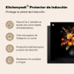 Herfst - Boeket - Oranje Inductie beschermer vinyl 3mm middel -zzzzzzusp-haakje_ES