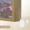 Ufo - Rozen - Pastelkleuren Light Box met batterij (Wandlamp) middel -USP_websiteoplaadbaarNL