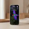 Felgekleurd - Papegaai - Bos - Vleugels Telefoonhoesje iPhone 17 Pro klein -sfeer2