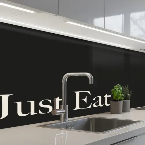 Just Eat It keuken achterwand 2 middel -3d_schuin
