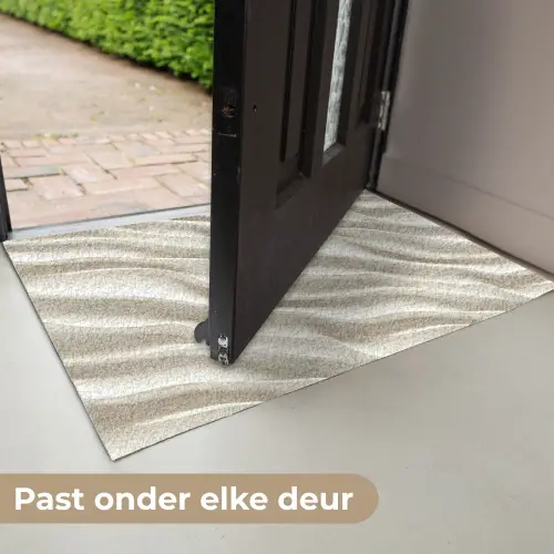 Diagonaal - Golven - Crème Deurmat klein 898 -USP_NL