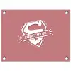Spreuken - Supermom - Moeder - Quotes tuinposter los doek klein -3d